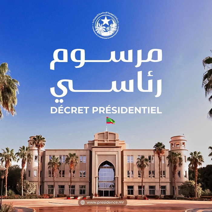 مرسوم رئاسي بتعيين مكلف بمهمة برئاسة الجمهورية